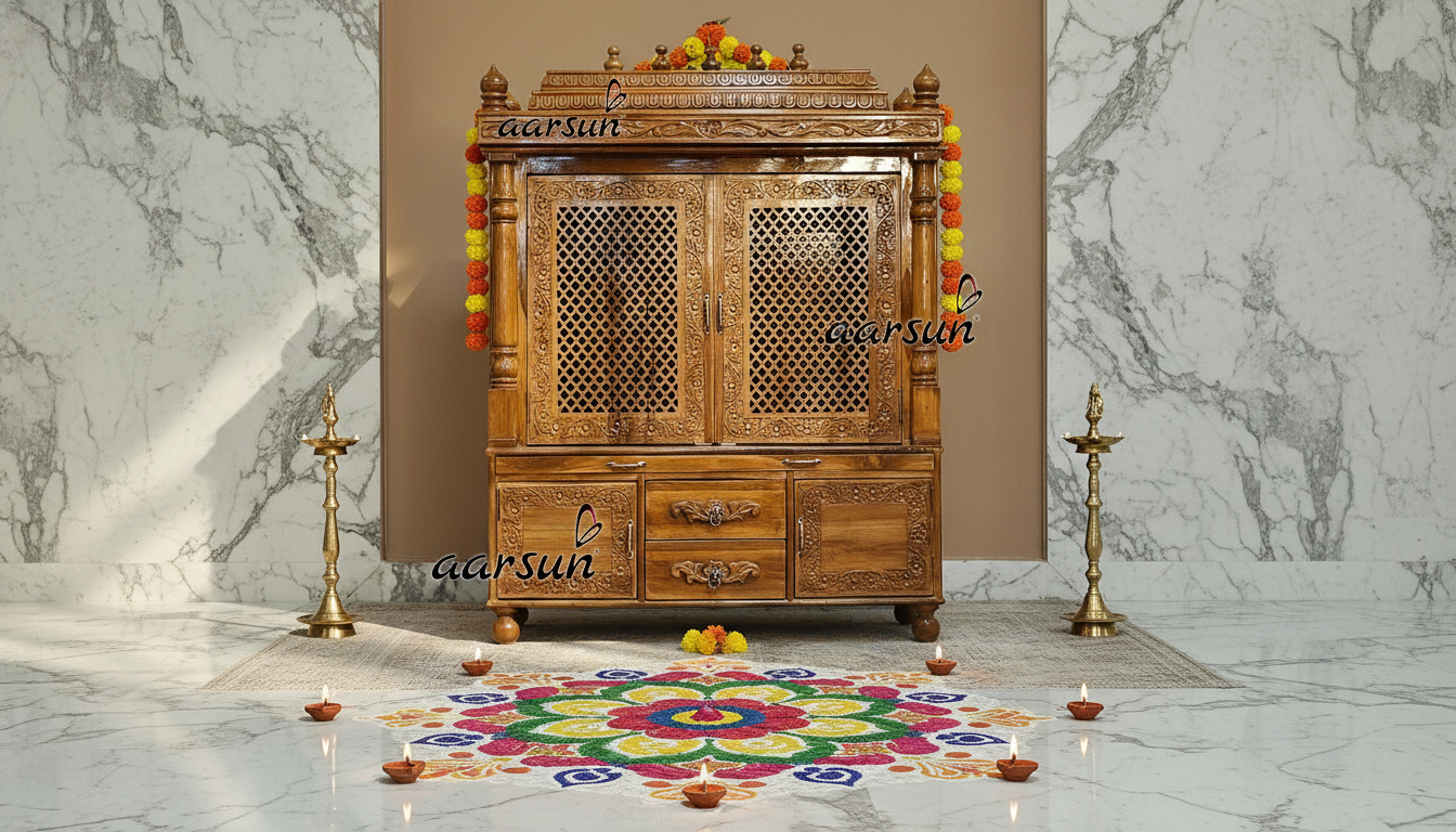 Classic to Modern Handcrafted Mandir Design Evolution